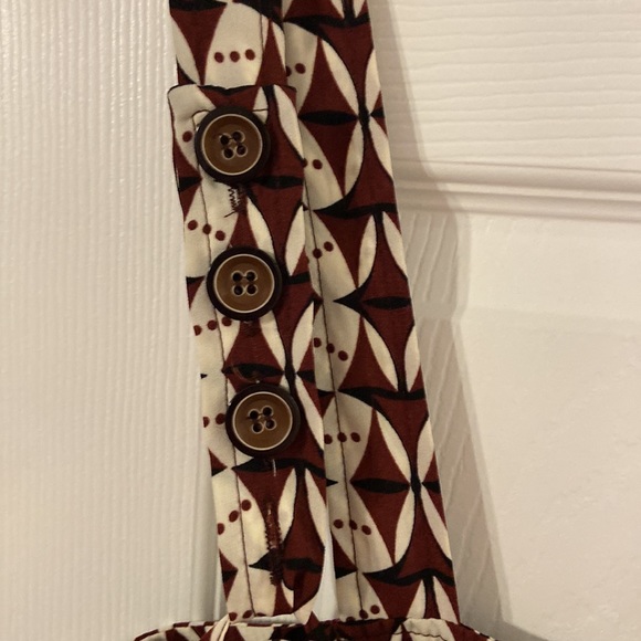 Gimmicks by Buckle wide leg patterned suspender pants size XL BNWT - Picture 9 of 16